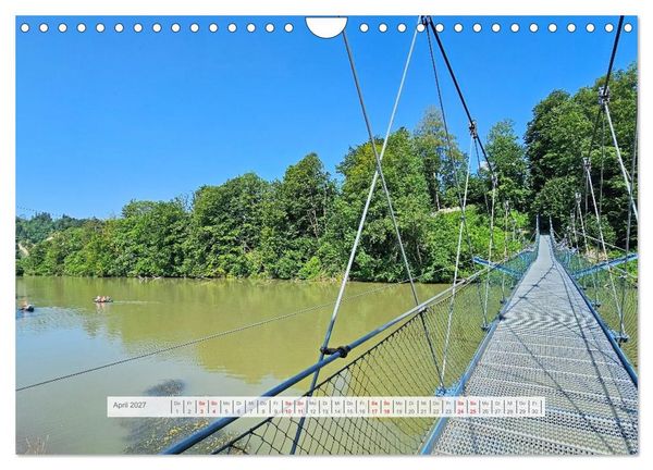 Produktbild: Der Illerradweg zwischen Oberstdorf und Ulm (Wandkalender 2027 DIN A4 quer), CALVENDO Monatskalender