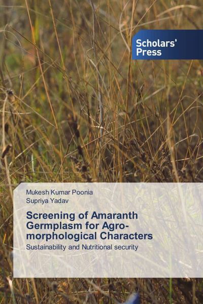 Produktbild: Screening of Amaranth Germplasm for Agro-morphological Characters