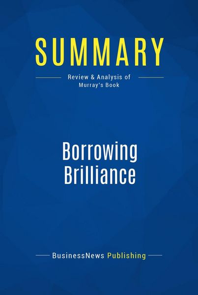 Produktbild: Summary: Borrowing Brilliance