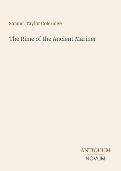 Produktbild: The Rime of the Ancient Mariner