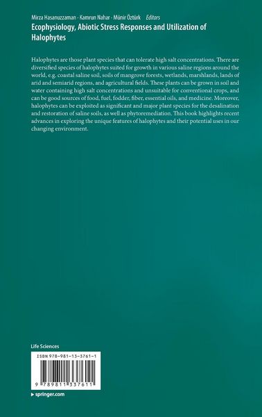 Produktbild: Ecophysiology, Abiotic Stress Responses and Utilization of Halophytes