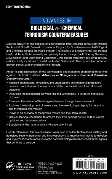 Produktbild: Advances in Biological and Chemical Terrorism Countermeasures