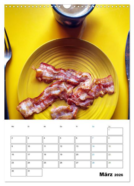 Produktbild: Bacon Kalender - Wir lieben Bacon (Wandkalender 2026 DIN A3 hoch), CALVENDO Monatskalender