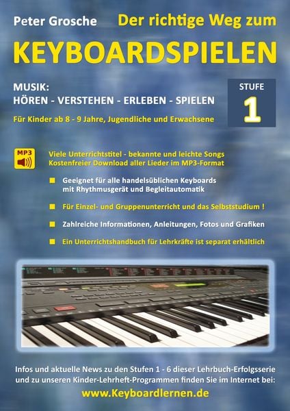 Produktbild: Der richtige Weg zum Keyboardspielen (Stufe 1)