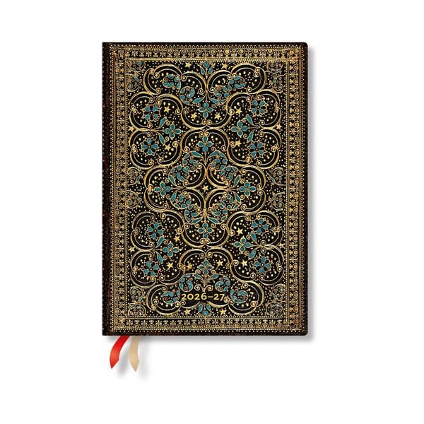 Produktbild: 2027 Restoration MIDI Horizontal Hardcover 18-Month Weekly Planner, 208pg, 80gsm by Paperblanks (the Queen's Binding)