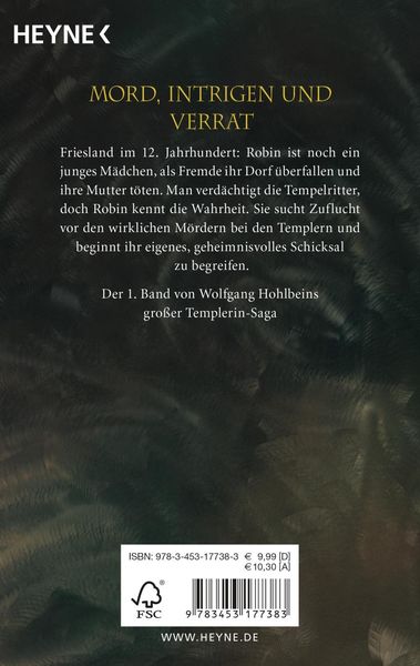 Produktbild: Die Templerin / Die Templer Saga Band 1