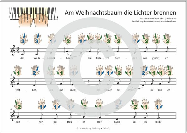 Produktbild: Einfacher!-Geht-Nicht: 24 Weihnachtslieder f&uuml;r Klavier und Keyboard mit CD