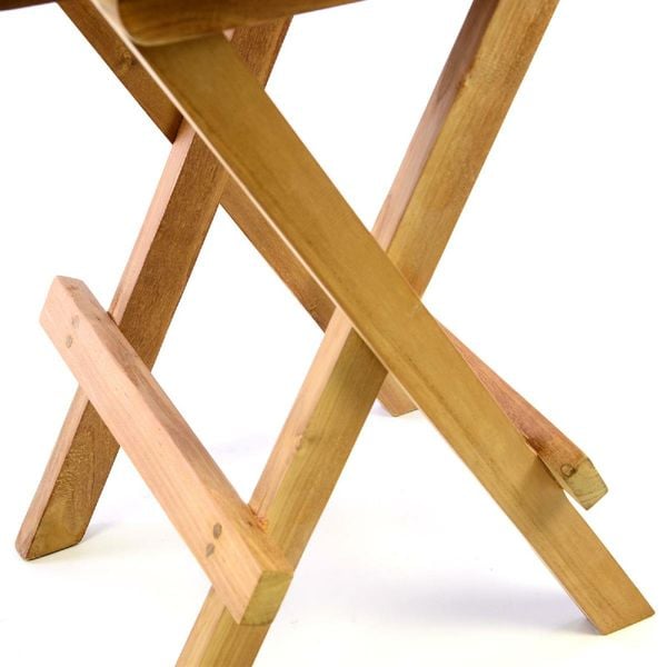 Beistelltisch Blumen Hocker Tisch klappbar Teak