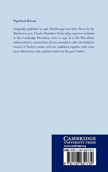 Produktbild: Marlborough and Other Poems