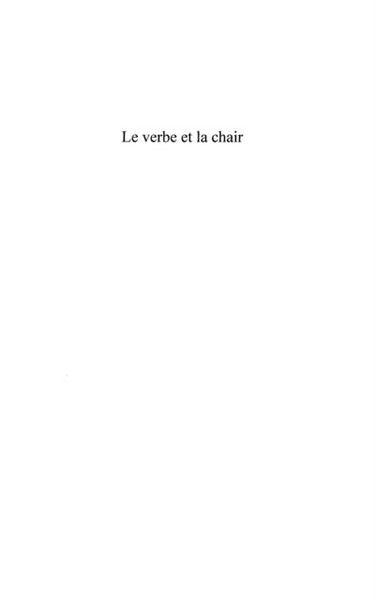 Produktbild: Le verbe et la chair - un siecle de breviaires de la republi