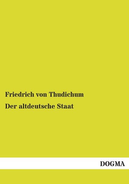 Produktbild: Der altdeutsche Staat