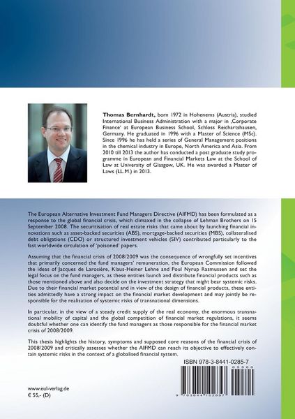 Produktbild: The European Alternative Investment Fund Managers Directive (AIFMD)
