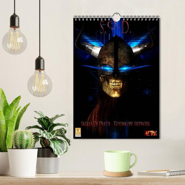 Produktbild: S.O.D. - Skulls Of Death Vol. I - Totenkopf Artworks (Wandkalender 2026 DIN A4 hoch), CALVENDO Monatskalender