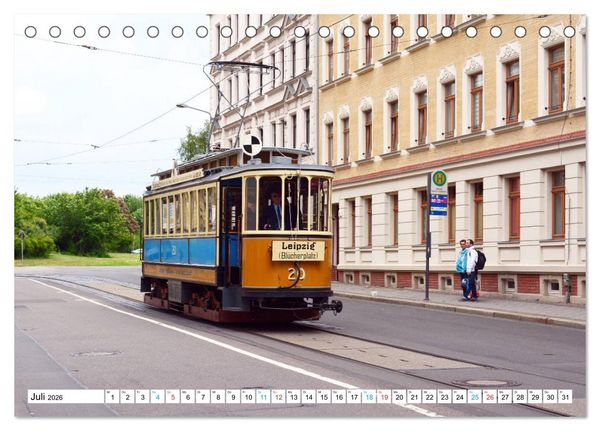 Produktbild: Tram historisch (Tischkalender 2026 DIN A5 quer), CALVENDO Monatskalender