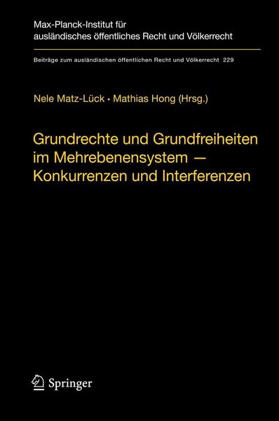 Produktbild: Grundrechte und Grundfreiheiten im Mehrebenensystem - Konkurrenzen und Interferenzen