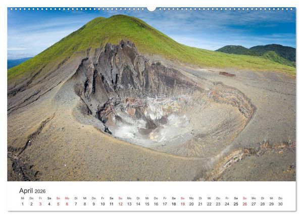 Produktbild: Vulkane 2026 (Wandkalender 2026 DIN A2 quer), CALVENDO Monatskalender