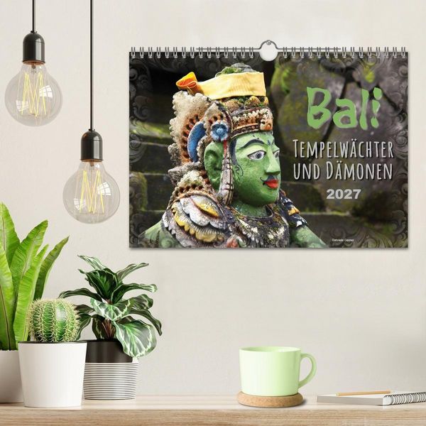Produktbild: Bali - Tempelw&auml;chter und D&auml;monen (Wandkalender 2027 DIN A4 quer), CALVENDO Monatskalender