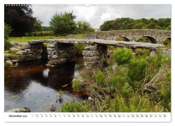 Produktbild: Charming - Mystic Devon Dartmoor, South England (High Quality Premium Wall Calendar 2026 DIN A2 landscape),CALVENDO 12 Month Wall Calendar