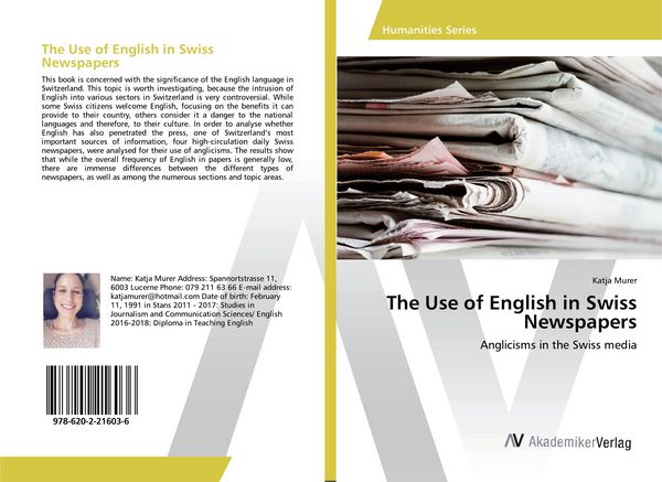 Produktbild: The Use of English in Swiss Newspapers