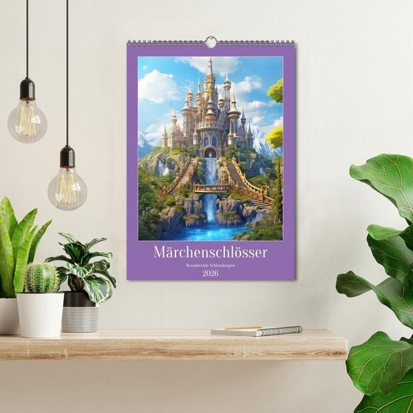 Produktbild: M&auml;rchenschl&ouml;sser - Bezaubernde Schlossburgen (Wandkalender 2026 DIN A3 hoch), CALVENDO Monatskalender