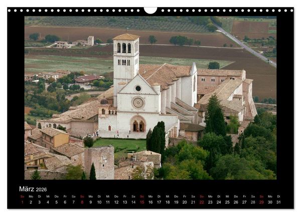 Produktbild: Auf den Spuren des Hl. Franziskus (Wandkalender 2026 DIN A3 quer), CALVENDO Monatskalender