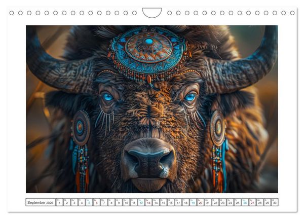 Produktbild: Tierische Schamanen (Wandkalender 2026 DIN A4 quer), CALVENDO Monatskalender