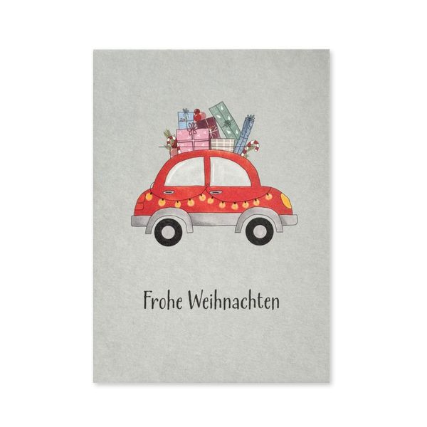 Produktbild: KEITCARDS Weihnachtskarten mixed Set, 3 x Postkarten und 3 x Klappkarten