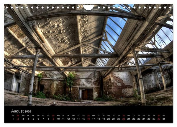 Produktbild: Lost Places - Verlassene Orte (Wandkalender 2026 DIN A4 quer), CALVENDO Monatskalender