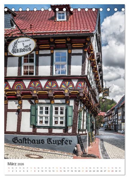 Produktbild: Stolberg im S&uuml;dharz (Tischkalender 2026 DIN A5 hoch), CALVENDO Monatskalender
