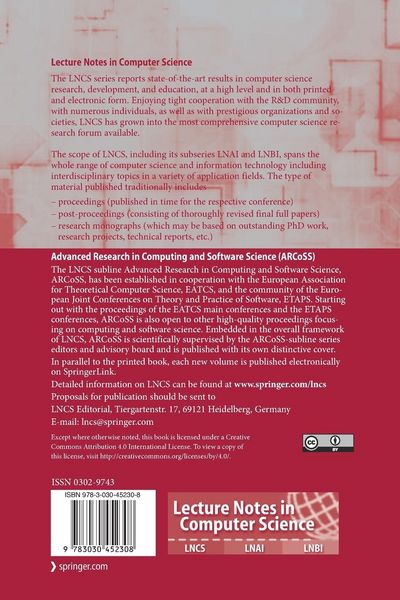 Produktbild: Foundations of Software Science and Computation Structures