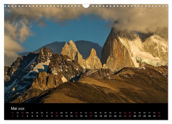 Produktbild: Farbenfrohes Patagonien (Wandkalender 2026 DIN A3 quer), CALVENDO Monatskalender