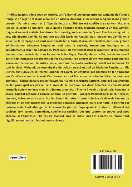 Produktbild: Th&eacute;r&egrave;se Raquin