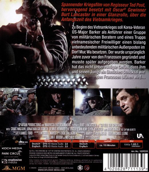 Produktbild: Die letzte Schlacht (Go Tell The Spartans) (1977)