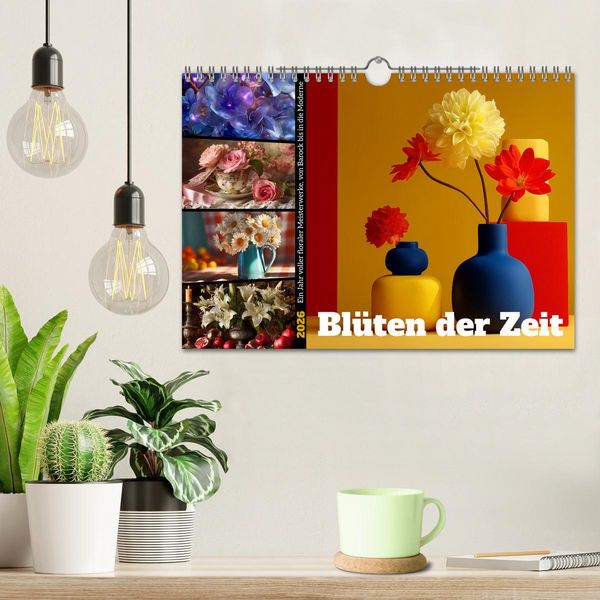 Produktbild: Bl&uuml;ten der Zeit (Wandkalender 2026 DIN A4 quer), CALVENDO Monatskalender