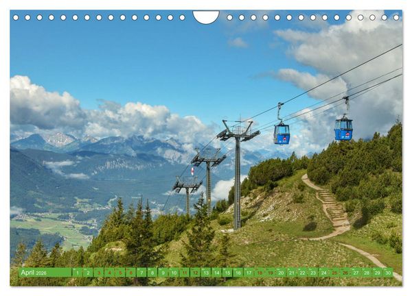 Produktbild: Zauber der Zugspitze (Wandkalender 2026 DIN A4 quer), CALVENDO Monatskalender