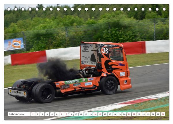 Produktbild: Abenteuer TRUCK RACING (Tischkalender 2026 DIN A5 quer), CALVENDO Monatskalender