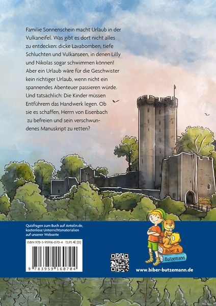 Produktbild: Abenteuer in der Vulkaneifel - Lilly, Nikolas und das Geheimnis des verschwundenen Manuskripts
