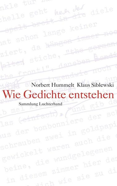 Produktbild: Wie Gedichte entstehen