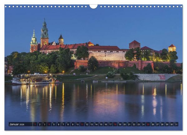 Produktbild: Ein Wochenende in Krakau (Wandkalender 2026 DIN A3 quer), CALVENDO Monatskalender