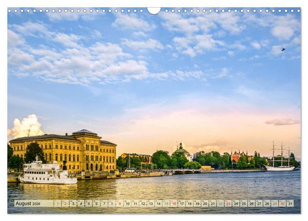 Produktbild: Stockholm - Maritime Ansichten (Wandkalender 2026 DIN A3 quer), CALVENDO Monatskalender