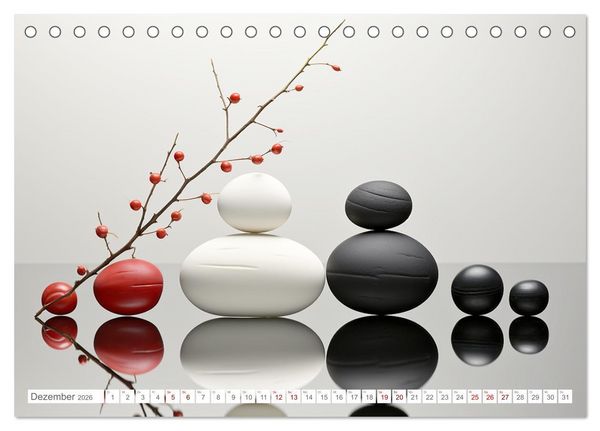 Produktbild: Zen (Tischkalender 2026 DIN A5 quer), CALVENDO Monatskalender