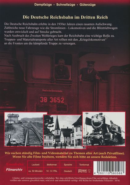 Produktbild: Die Deutsche Reichsbahn im Dritten Reich