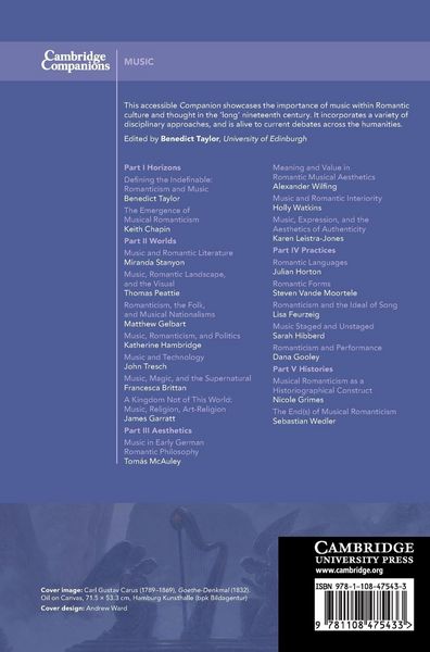 Produktbild: The Cambridge Companion to Music and Romanticism