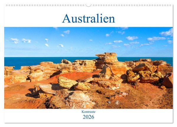 Produktbild: Australien - Kontraste (Wandkalender 2026 DIN A2 quer), CALVENDO Monatskalender