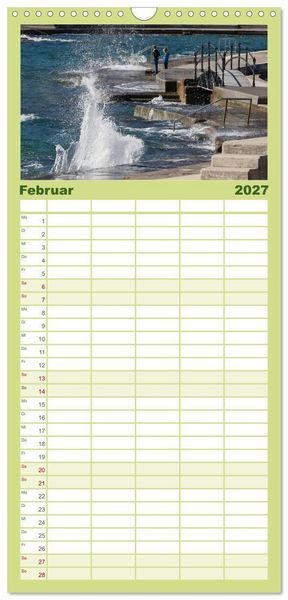 Produktbild: Familienplaner 2027 - Zauberhaftes Opatija mit 5 Spalten (Wandkalender, 21 x 45 cm) CALVENDO