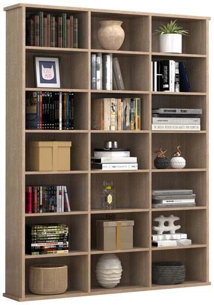 Produktbild: Holz CD DVD Standregal B&uuml;cherregal Regal Megosa M