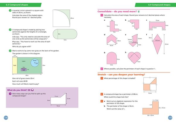Produktbild: White Rose Maths: Aqa GCSE 9-1 Foundation Student Book 2