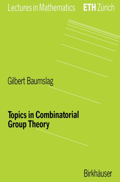 Produktbild: Topics in Combinatorial Group Theory