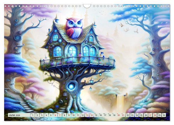Produktbild: Treehouse fantasies (Wall Calendar 2026 DIN A3 landscape), CALVENDO 12 Month Wall Calendar