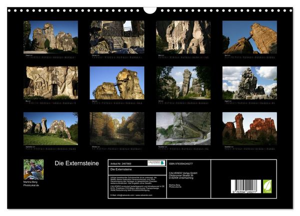 Produktbild: Die Externsteine (Wandkalender 2027 DIN A3 quer), CALVENDO Monatskalender
